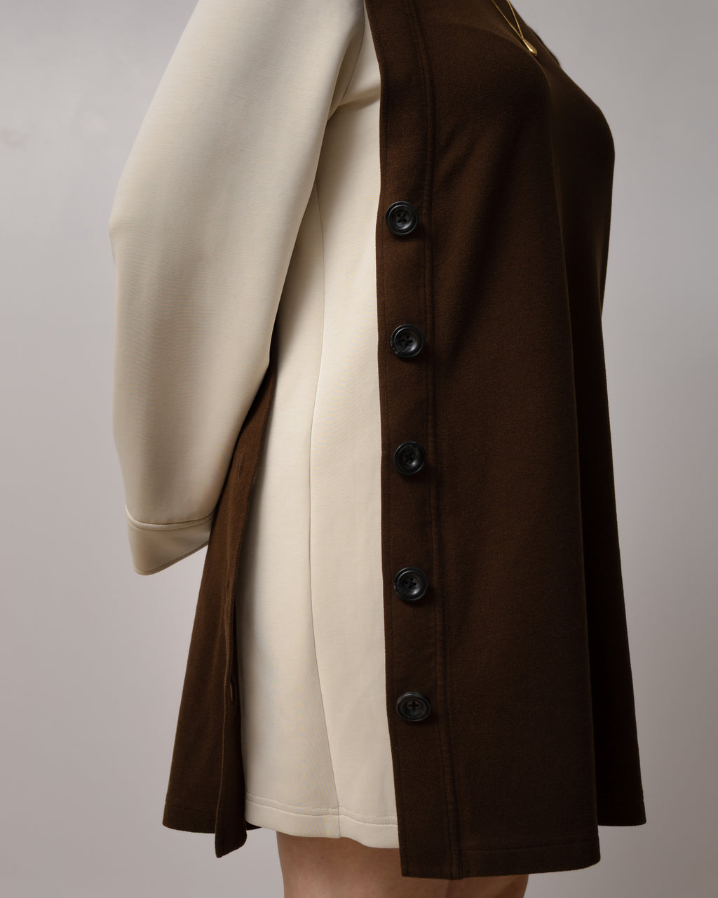 PRÉCOMMANDE - Rosé - Robe ajustable à manches longues